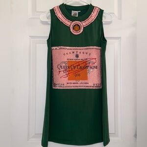 Queen of Sparkles Champagne Dress